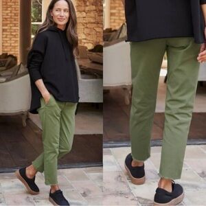FRANK & EILEEN Wicklow The Italian Chino Khaki Pants Trousers